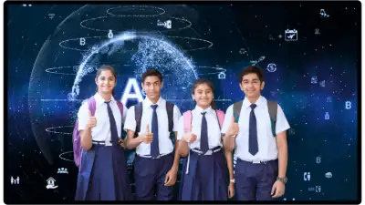 Students learning AI and Coding at EduAI Labs